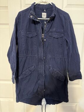 GAP Dark Navy Jacket with White Label Detail